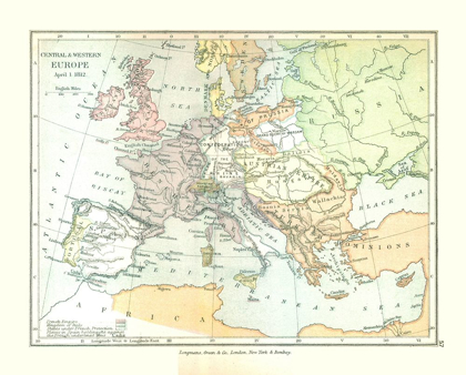 Picture of EUROPE 1812 - GARDINER 1902