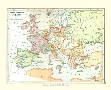 Picture of EUROPE 1815 - GARDINER 1902