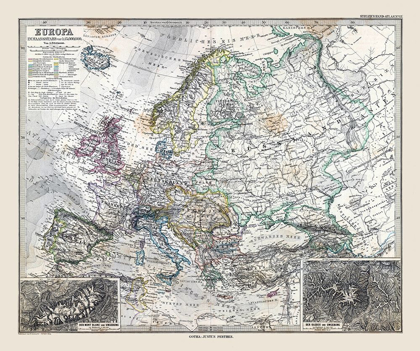 Picture of EUROPE - STIELER 1885