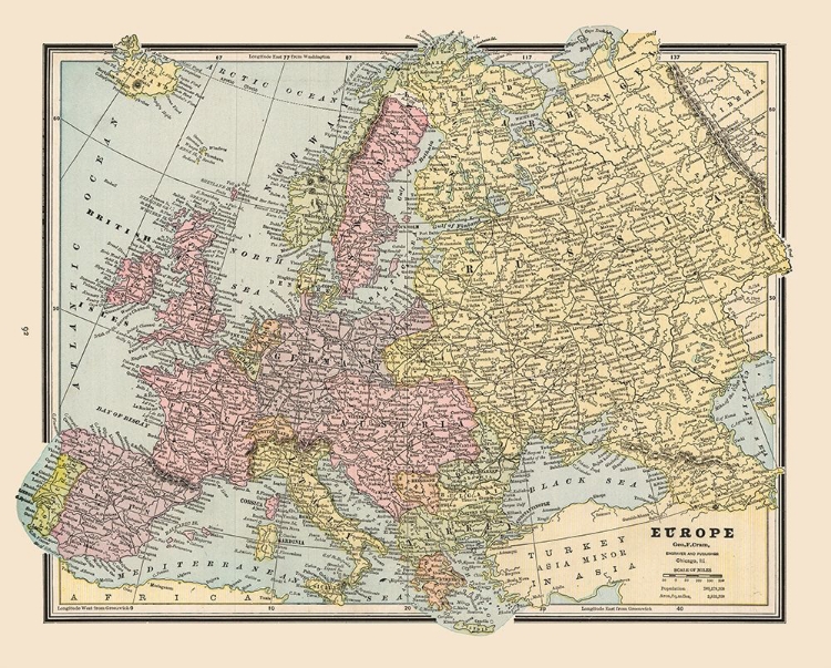 Picture of EUROPE - CRAM 1888