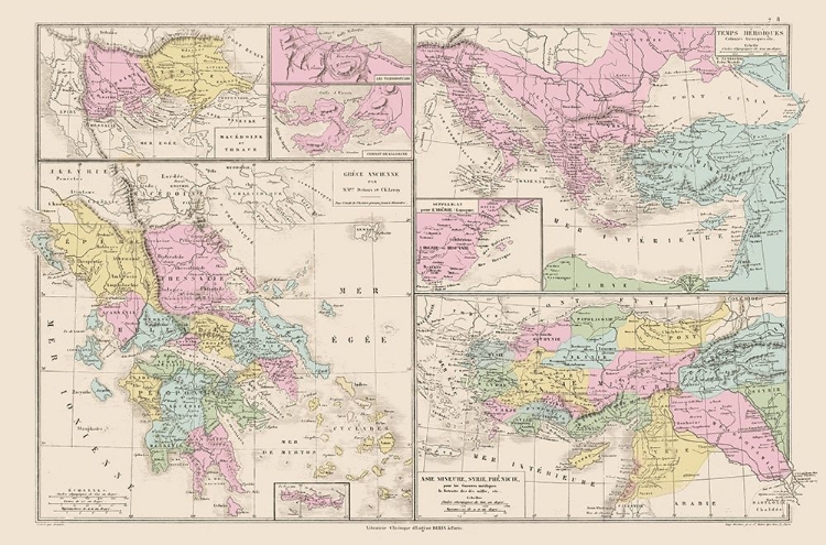 Picture of EASTERN EUROPE MIDDLE EAST - DRIOUX 1882