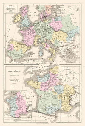 Picture of FEUDAL EUROPE 888 TO 1095 BEFORE CRUSADES