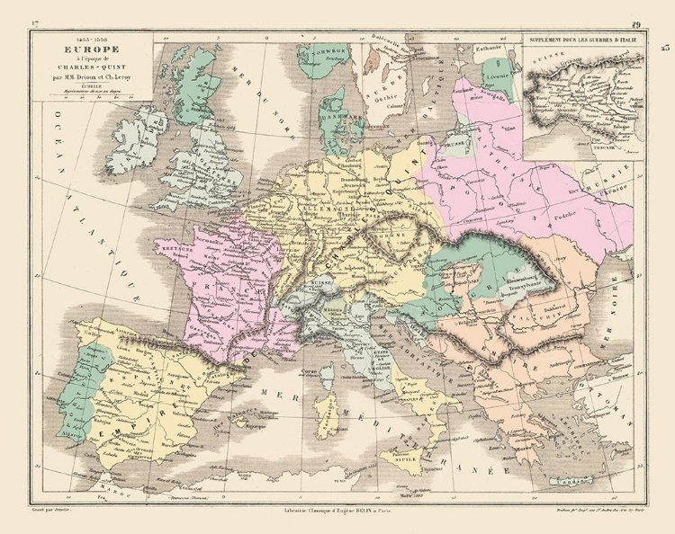 Picture of EUROPE 1453 TO 1558 - DRIOUX 1882