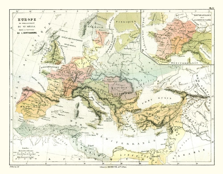 Picture of ANCIENT EUROPE EARLY 6TH CENTURY - CORTAMBERT 1880