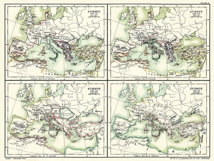 Picture of EUROPE 565 AD-720 AD - POOLE 1902