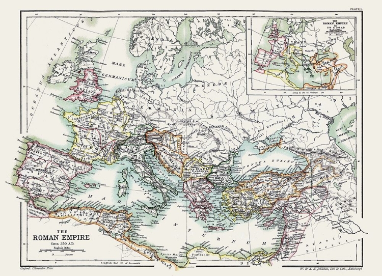 Picture of ROMAN EMPIRE 350 AD - POOLE 1902