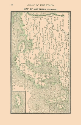 Picture of NORTHERN EUROPE - ALDEN 1886