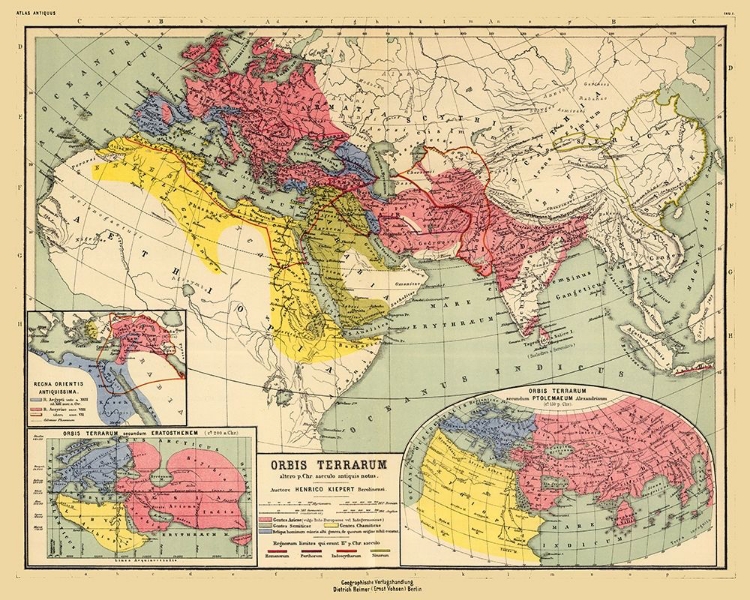 Picture of WORLD OF EUROPE - KIEPERT 1903