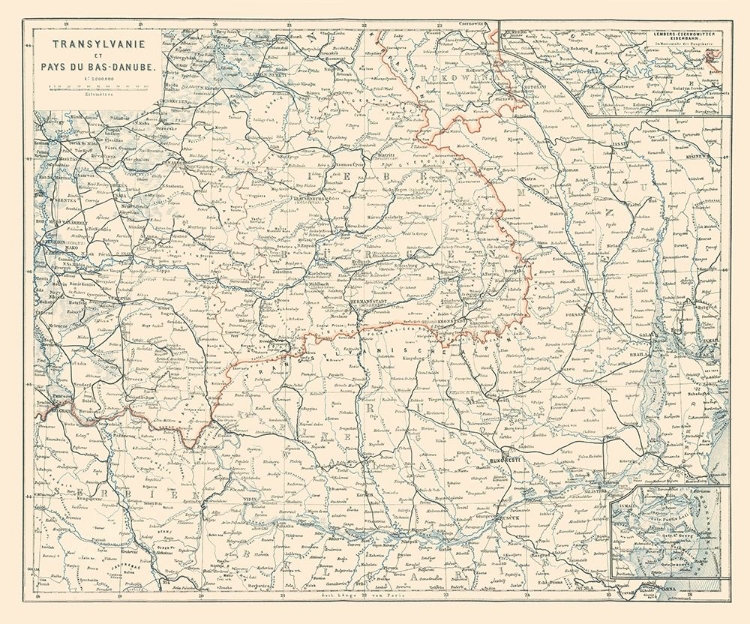 Picture of EASTERN EUROPE - BAEDEKER 1896