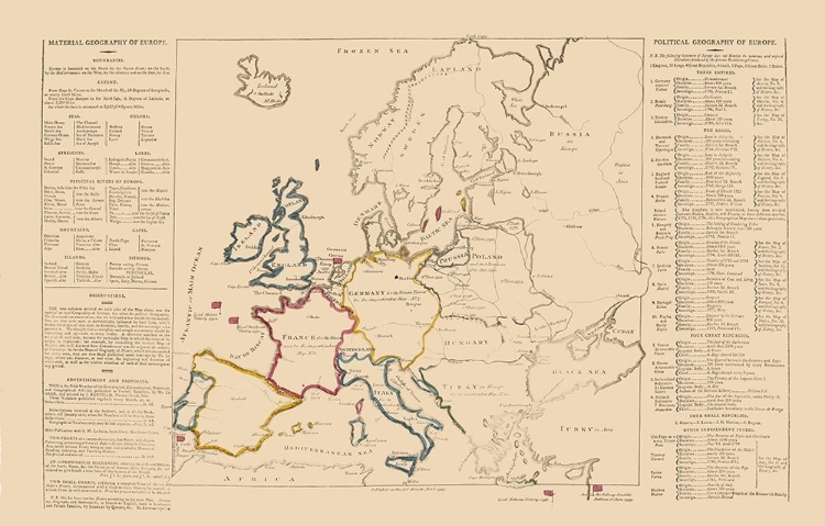 Picture of EUROPE - LE SAGE 1801