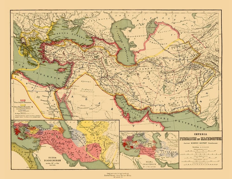 Picture of EUROPE PERSIAN MACEDONIAN EMPIRES - KIEPERT