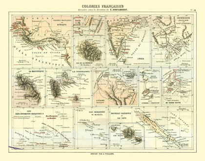 Picture of FRENCH COLONIES - CORTAMBERT 1880