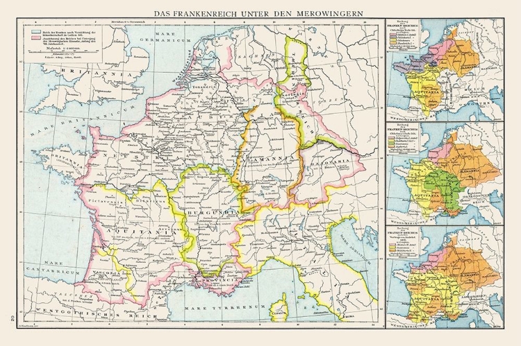 Picture of EUROPE FRANKISH KINGDOM MEROVINGIANS - DROYSEN