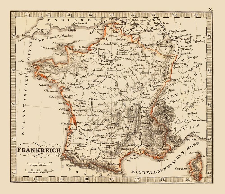 Picture of FRANCE - STIELER 1852