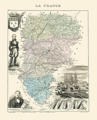 Picture of AISNE REGION FRANCE - MIGEON 1869