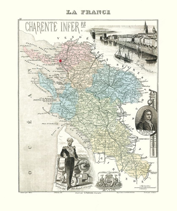 Picture of CHARENTE INFERIEURE FRANCE - MIGEON 1869