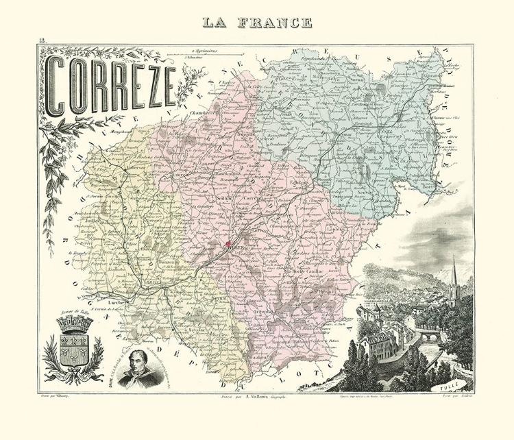 Picture of CORREZE REGION FRANCE - MIGEON 1896