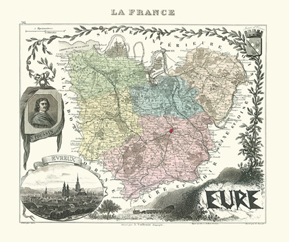 Picture of EURE REGION FRANCE - MIGEON 1869