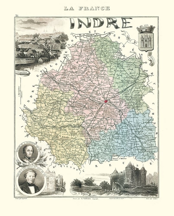 Picture of INDRE REGION FRANCE - MIGEON 1869