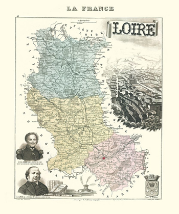 Picture of LOIRE REGION FRANCE - MIGEON 1869