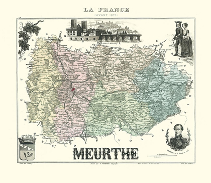 Picture of MEURTHE REGION FRANCE - MIGEON 1870