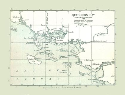 Picture of QUIBERON BAY 1759 FRANCE -  GARDINER 1902