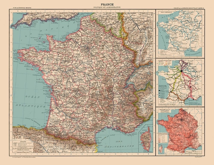 Picture of POLITICAL FRANCE - SCHRADER 1908