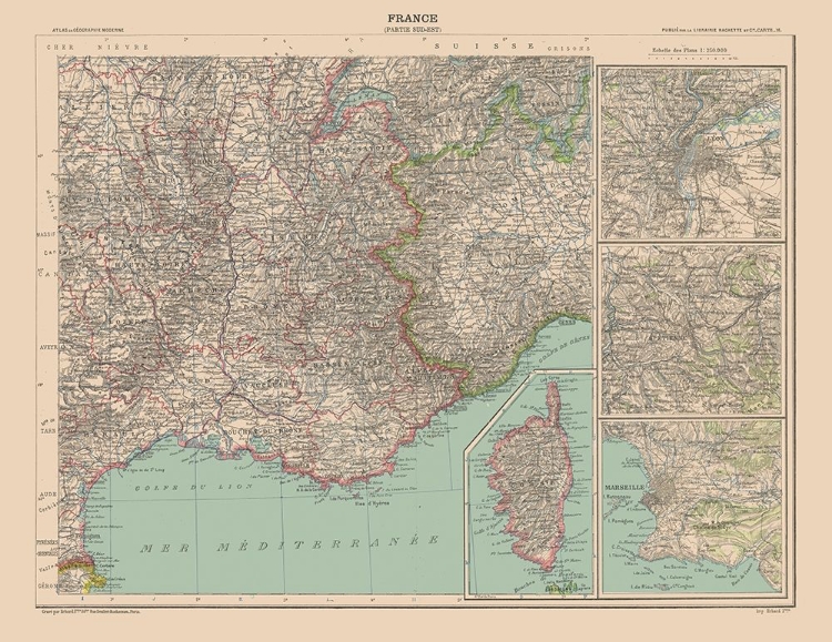 Picture of SOUTH EAST FRANCE - SCHRADER 1908