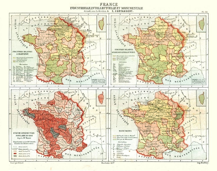 Picture of INDUSTRIES MONUMENTS FRANCE - CORTAMBERT 1880