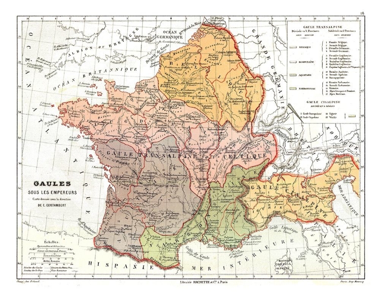 Picture of GAUL EMPIRES FRANCE - CORTAMBERT 1880