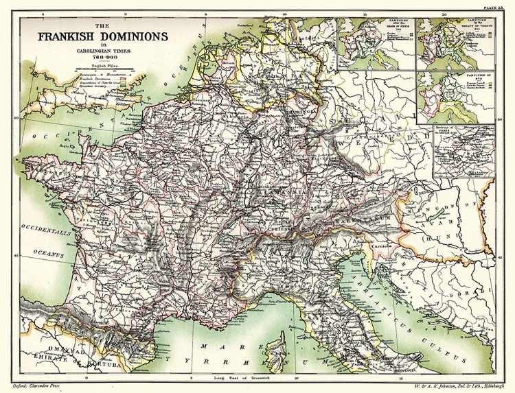 Picture of FRANKISH DOMINIONS CAROLINGIAN 768-900 FRANCE