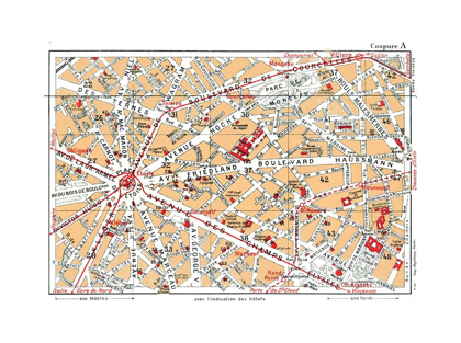 Picture of NORTHWESTERN PARIS FRANCE - BLUE GUIDES 1921