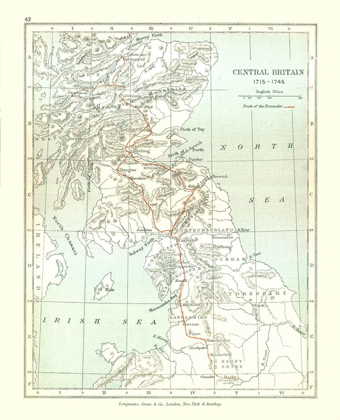 Picture of CENTRAL BRITAIN 1715 - GARDINER 1902