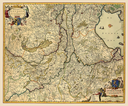 Picture of GELDERLAND ZUTPHEN NETHERLANDS - VISSCHER 1682