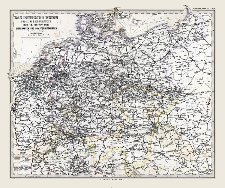 Picture of EUROPE GERMAN RAILWAYS STEAMBOATS GERMANY