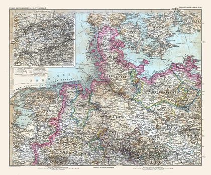 Picture of NORTHWEST GERMANY - STIELER 1885