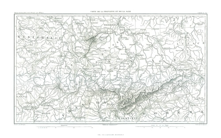 Picture of FRANCONIA SAXE GERMANY - THIERS 1866