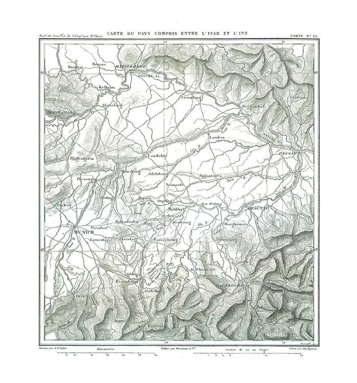 Picture of SOUTH GERMANY - THIERS 1866