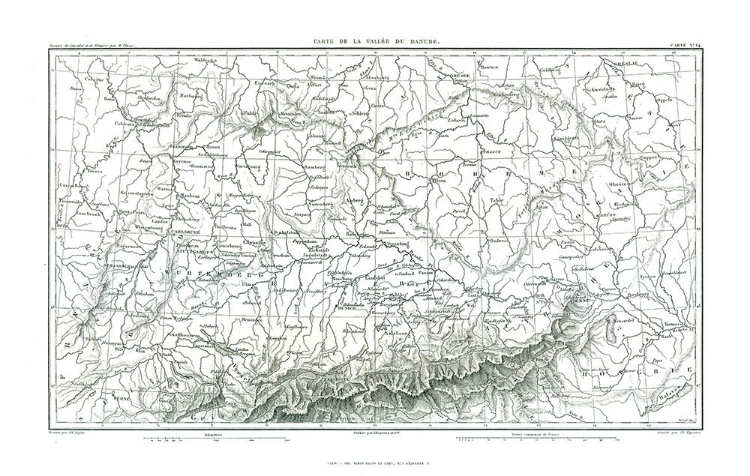 Picture of DANUBE VALLEY GERMANY - THIERS 1866