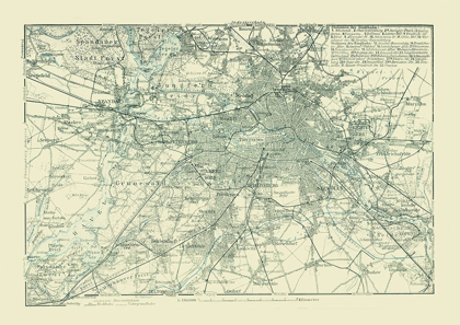 Picture of BERLIN GERMANY - BAEDEKER 1914