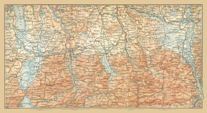 Picture of SOUTHEASTERN GERMANY - BAEDEKER 1896