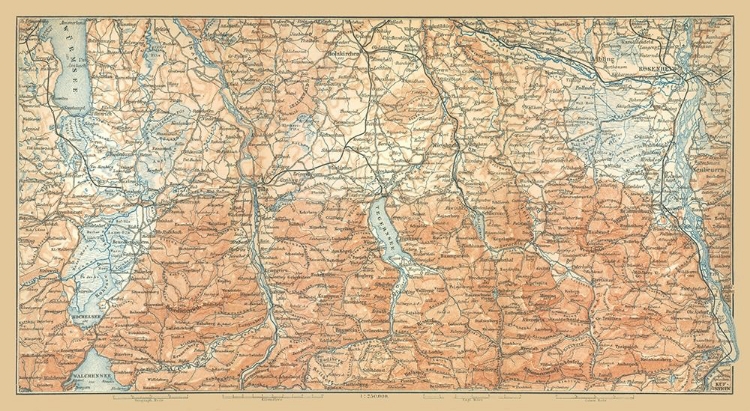 Picture of SOUTHEASTERN GERMANY - BAEDEKER 1896