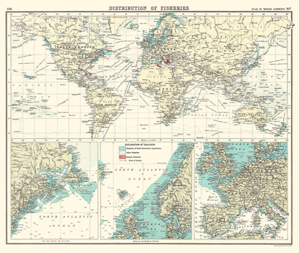 Picture of GLOBAL DISTRIBUTION OF FISHERIES - BARTHOLOMEW