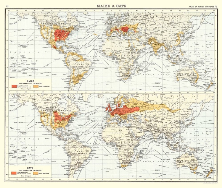 Picture of GLOBAL MAIZE OATS - BARTHOLOMEW 1907