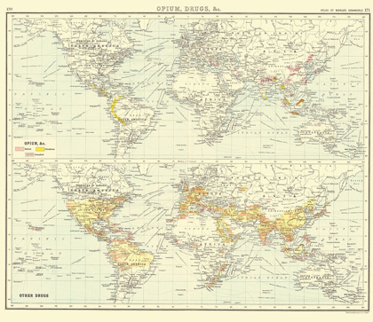 Picture of GLOBAL OPIUM DRUGS - BARTHOLOMEW 1907