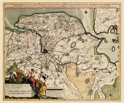 Picture of GRONINGEN REGION NETHERLANDS - VISSCHER 1681