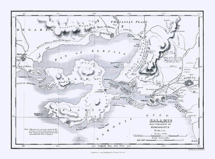 Picture of SALAMIS ISLAND GREECE - OXFORD 1828