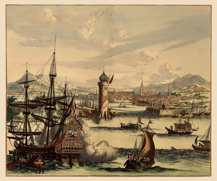 Picture of CARIBBEAN HAVANA CUBA VIEW - OGILBY 1670