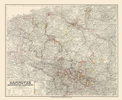 Picture of HANNOVER GERMANY - WEIMAR 1856