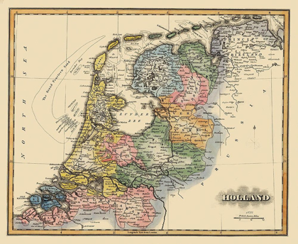 Picture of HOLLAND NETHERLANDS - LUCAS 1823